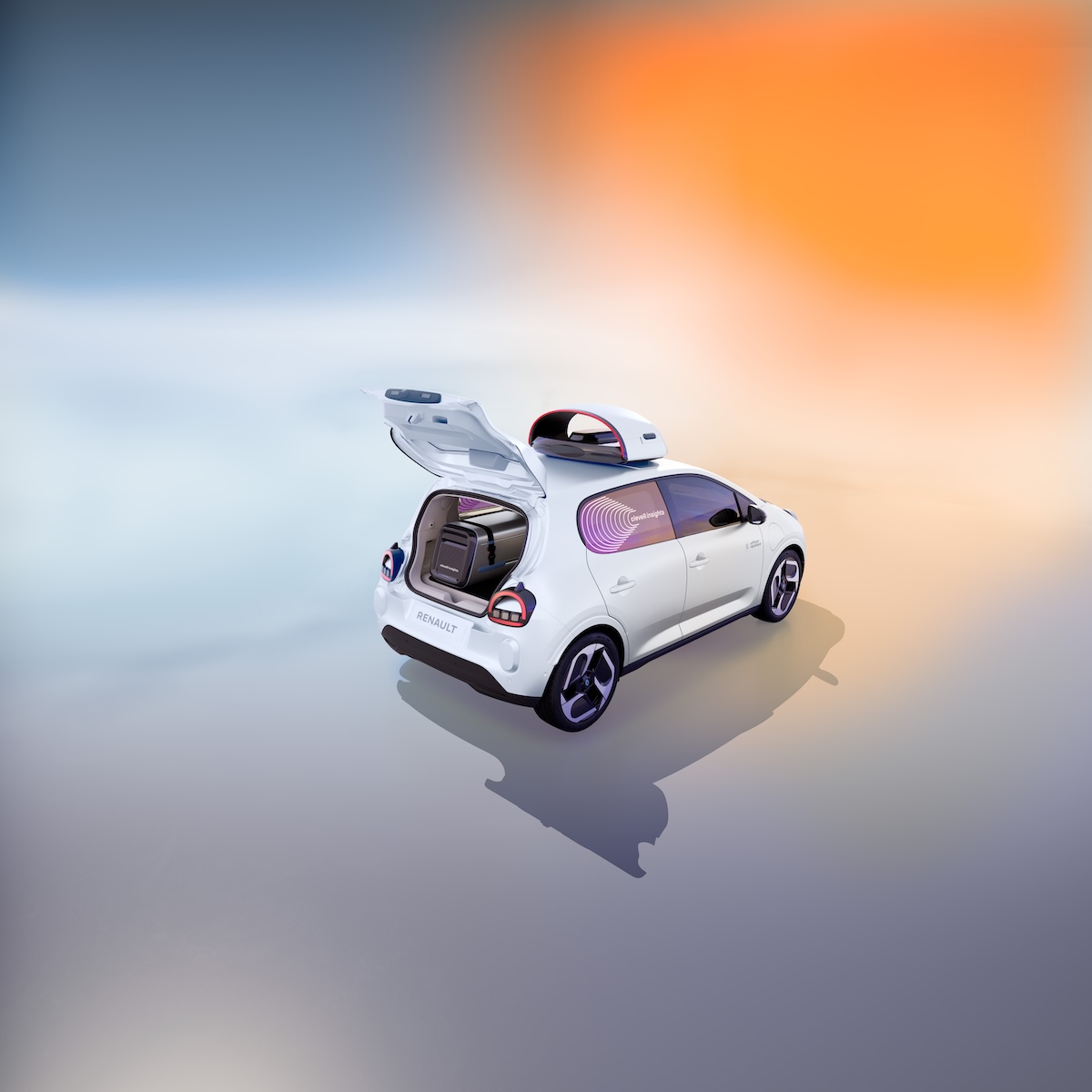 Renault Twingo E-Tech: la citycar diventa un sensore urbano Renault Twingo E-Tech: la citycar diventa un sensore urbano