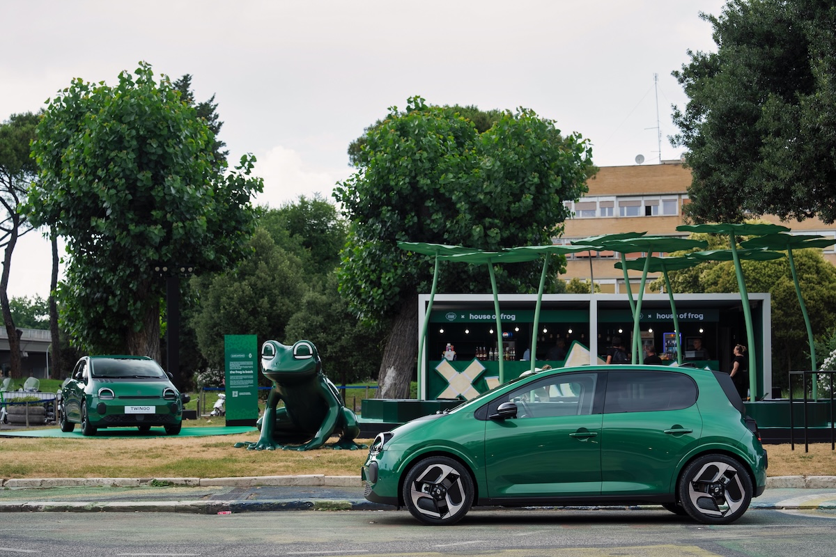Renault Twingo elettrica, a Roma nasce House of Frog Renault Twingo elettrica, a Roma nasce House of Frog