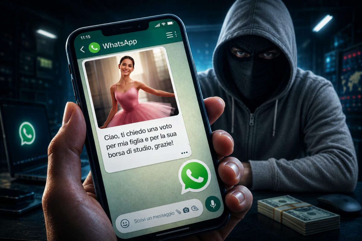 Una ballerina che non balla… ma in grado di svuotarti il conto: la nuova truffa corre su WhatsApp