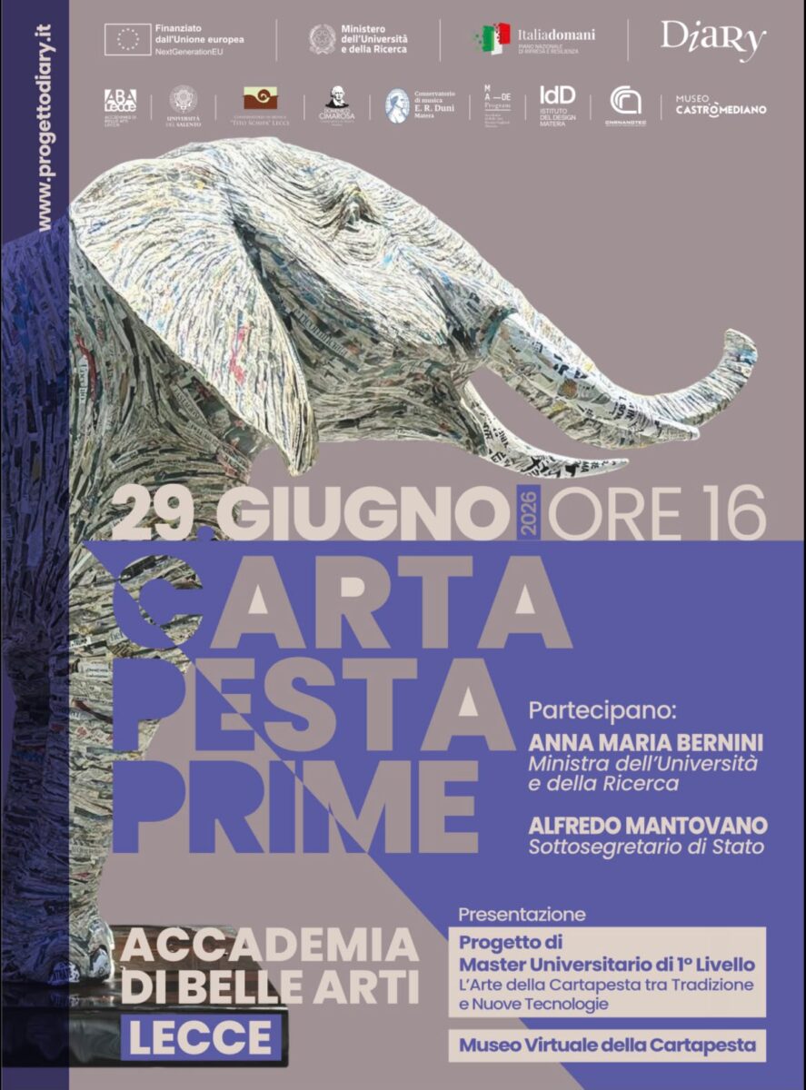 La cartapesta come arte del presente, l’evento a Lecce con Mantovano e Bernini. Affaritaliani è media partner