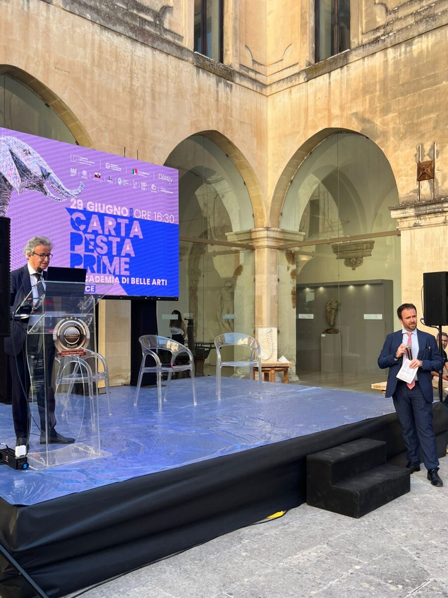 Affaritaliani a Lecce con Bernini e Mantovano: la cartapesta diventa futuro con il master tra tradizione e innovazione