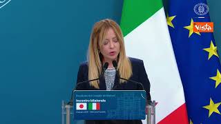 Meloni riceve premier giapponese Takaichi: Un piacere accogliere qui la mia amica Sanae