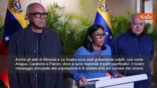 Terremoto Venezuela, La Presidente Rodriguez: Colpiti duramente, dichiaro lo stato di emergenza