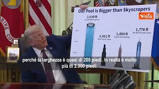 Trump su piscina del Lincoln Memorial di Washington: Più grande dell’Empire State Building