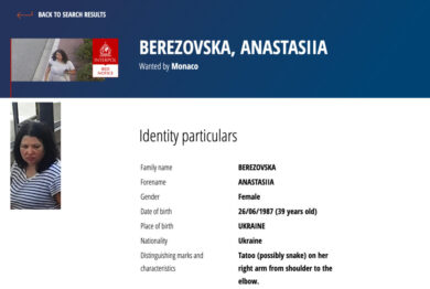 L’Interpol sulle tracce di Anastasia Berezovska: l’attentatrice di Monaco è stata avvistata in Germania
