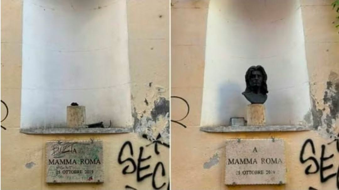 Anna Magnani torna a Trastevere; il busto ricollocato nella nicchia di via della Pelliccia Anna Magnani torna a Trastevere; il busto ricollocato nella nicchia di via della Pelliccia