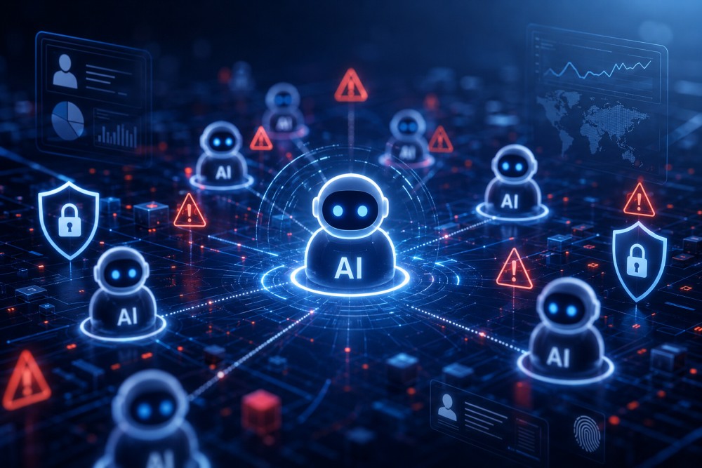 Agenti IA, violazione dei dati e incidenti informatici: ecco quanto rischiano le aziende italiane Agenti IA, violazione dei dati e incidenti informatici: ecco quanto rischiano le aziende italiane