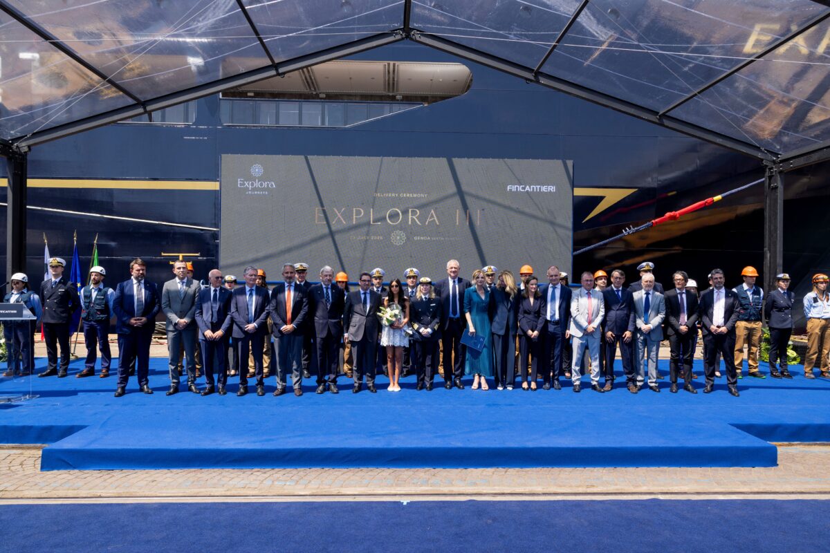 Fincantieri, celebrata insieme a Esplora Journeys la consegna di Esplora III Fincantieri, celebrata insieme a Esplora Journeys la consegna di Esplora III