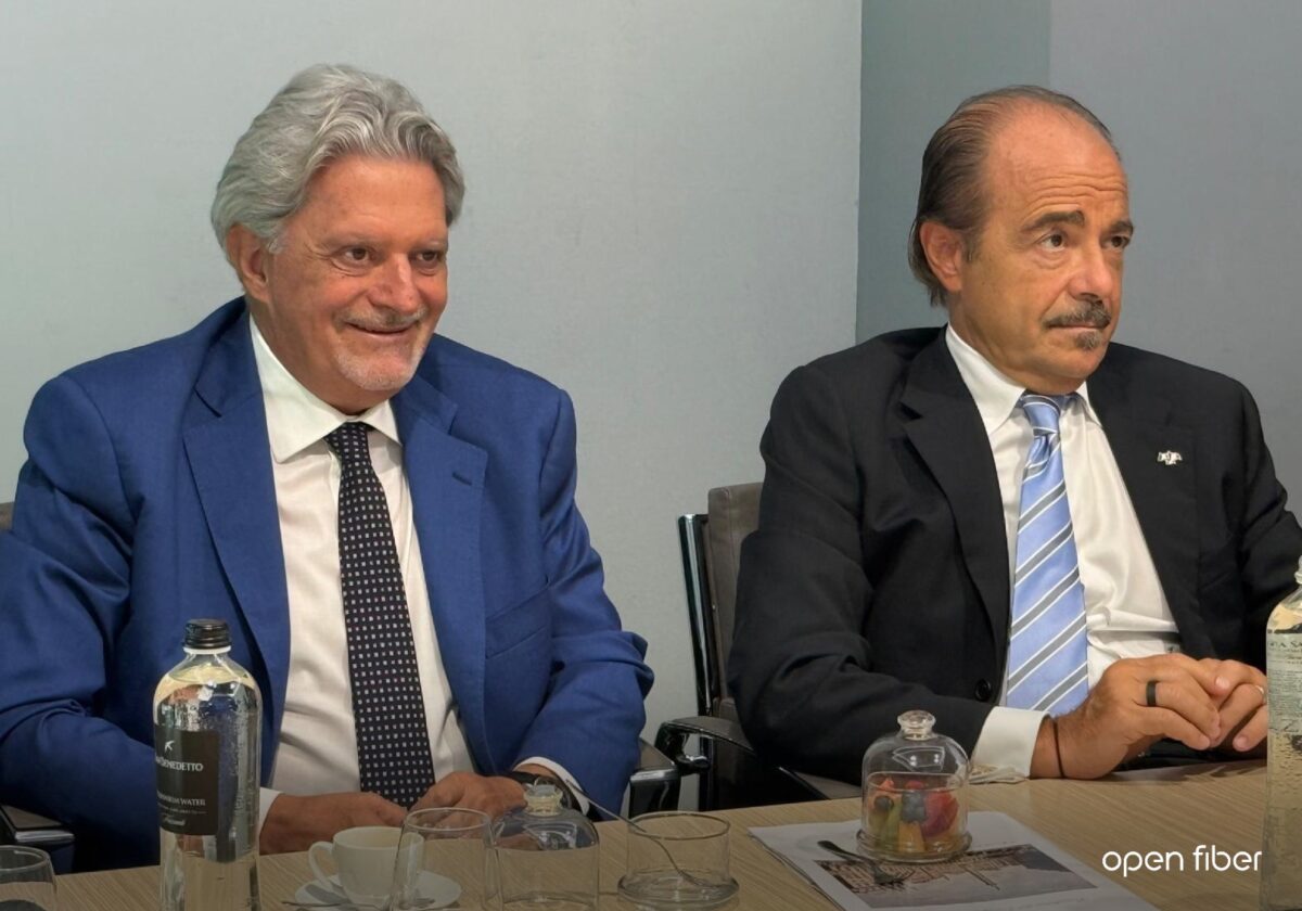 Open Fiber, il Sottosegretario Butti incontra l’AD Gola nella sede della Società Open Fiber, il Sottosegretario Butti incontra l’AD Gola nella sede della Società