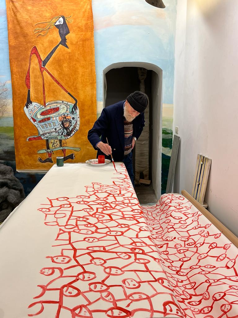 Aveva scelto la città come galleria personale: addio a Fausto Delle Chiaie Aveva scelto la città come galleria personale: addio a Fausto Delle Chiaie