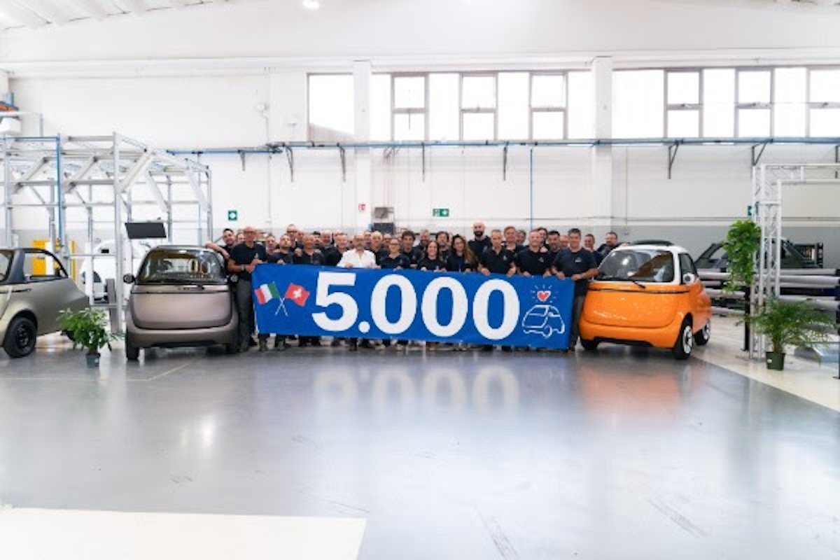 Microlino raggiunge 5.000 unità prodotte in Italia Microlino raggiunge 5.000 unità prodotte in Italia