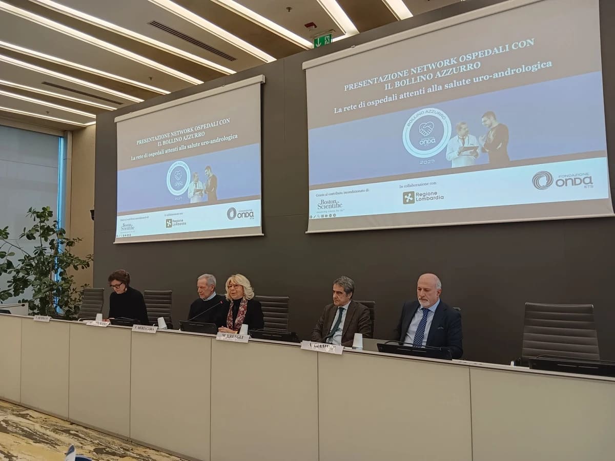 Fondazione Onda ETS rinnova il Bollino Azzurro, gli uomini vivono meno e si curano più tardi