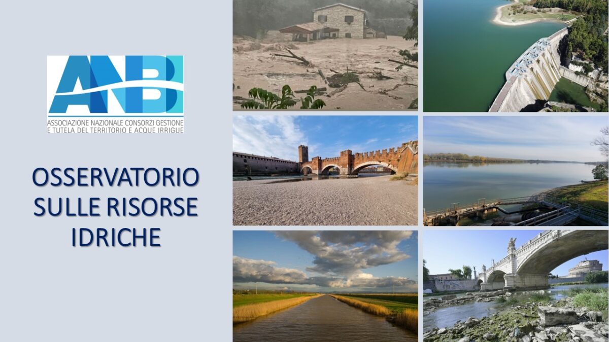 ANBI: il Nord Italia tra siccità e timore idrogeologico, il Sud vive un’estate idricamente serena ANBI: il Nord Italia tra siccità e timore idrogeologico, il Sud vive un’estate idricamente serena
