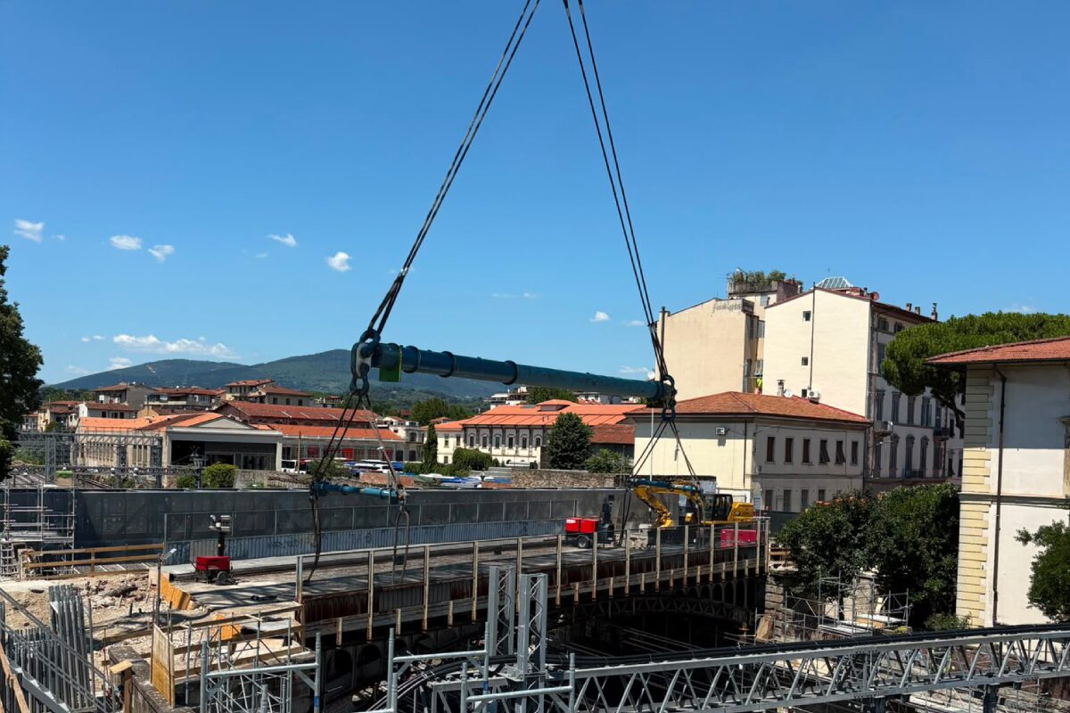 Gruppo FS, RFI: al via questa sera la prima fase dei lavori per la sostituzione di Ponte al Pino a Firenze
