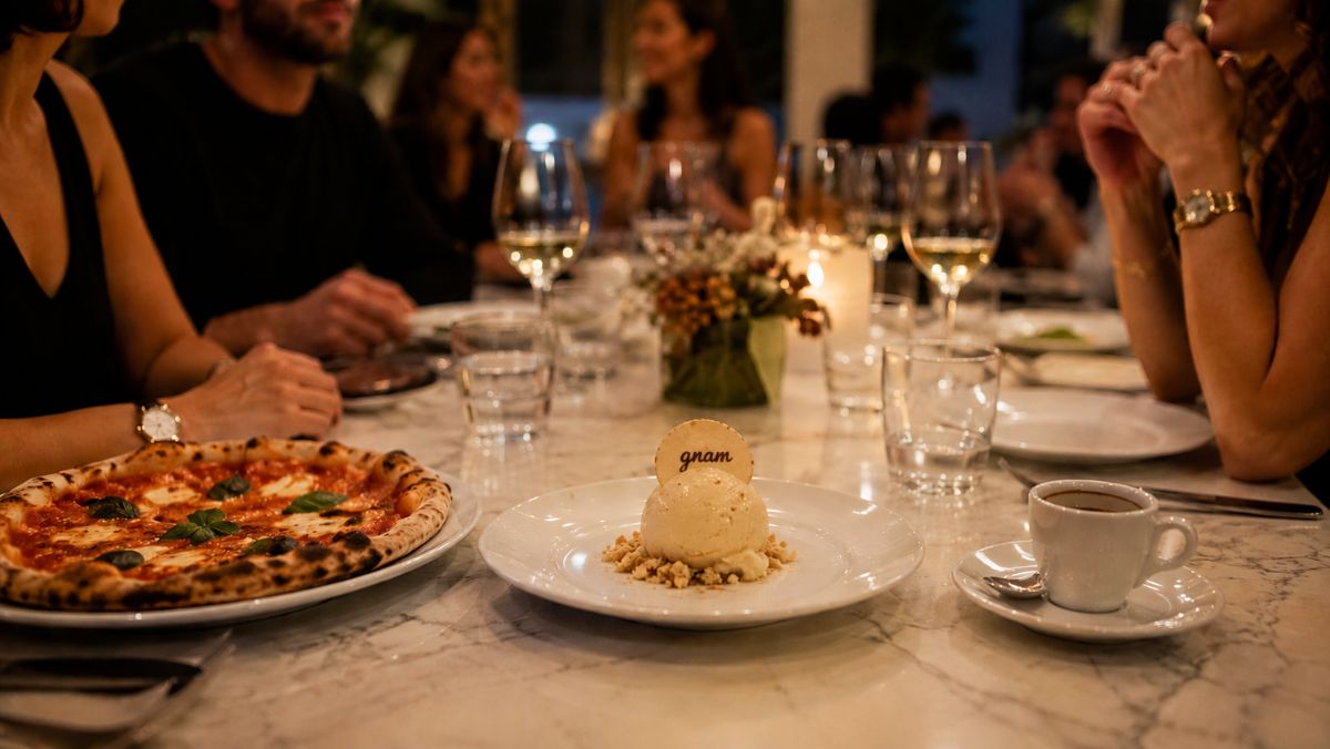 Pizza, gelato e caffè cambiano posto a tavola: a Roma arriva la cena a sorpresa che ribalta tutte le regole Pizza, gelato e caffè cambiano posto a tavola: a Roma arriva la cena a sorpresa che ribalta tutte le regole