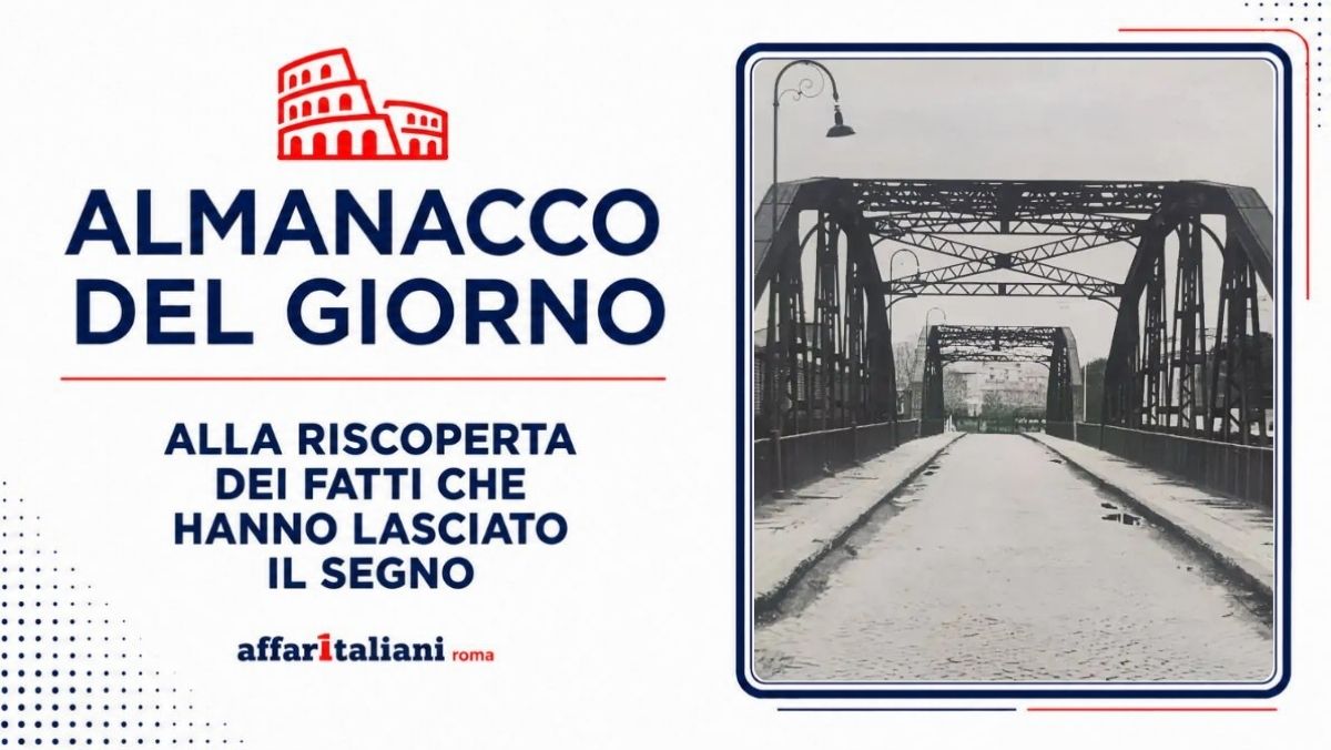 15 luglio 1941 – Addio al “ponte de fero”, uno dei simboli della città. Il regime lo fece sostituire 15 luglio 1941 – Addio al “ponte de fero”, uno dei simboli della città. Il regime lo fece sostituire