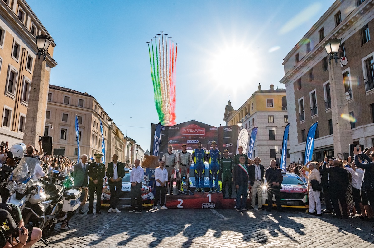 Skoda trionfa a Roma: Daprà vola in vetta al CIAR Sparco