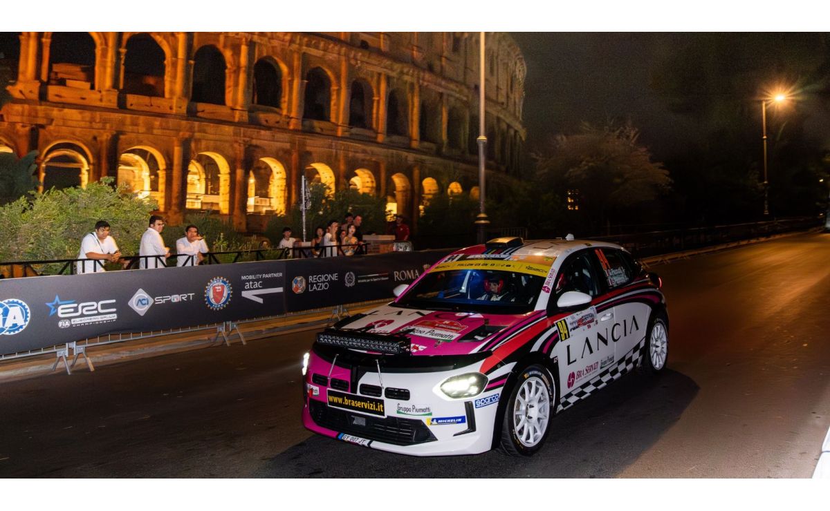 Lancia schiera 37 Ypsilon al Rally di Roma