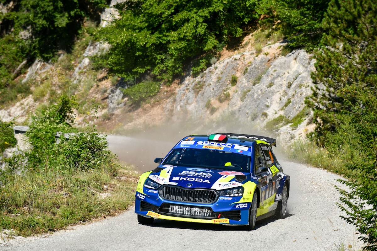 Rally Roma, Daprà vola: doppietta Skoda nel sabato di fuoco Rally Roma, Daprà vola: doppietta Skoda nel sabato di fuoco