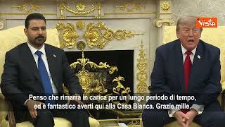 Trump scherza col primo ministro iracheno: Un leader giovane e bello… e questo non mi piace