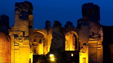Notturno Imperiale, tornano le aperture serali alle Terme di Caracalla illuminate