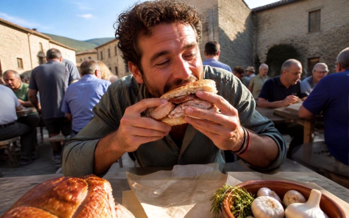Il Panino con la Porchetta di Ariccia, delizia e fiore all’occhiello della gastronomia – VIDEO Il Panino con la Porchetta di Ariccia, delizia e fiore all’occhiello della gastronomia – VIDEO