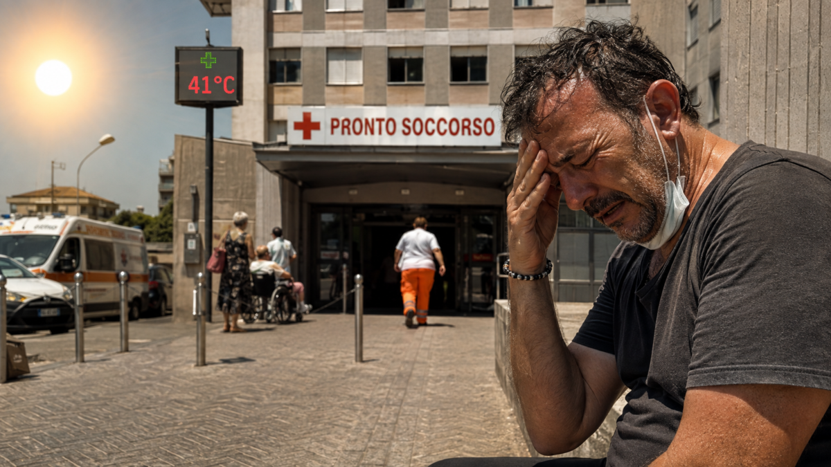 Il caldo manda in tilt la mente: boom di crisi psichiatriche nei Pronto Soccorso Il caldo manda in tilt la mente: boom di crisi psichiatriche nei Pronto Soccorso