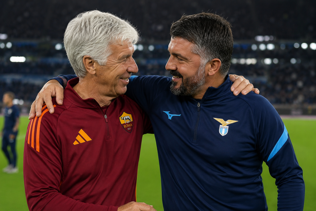 La Lazio ringhia, la Roma sgomma: buona la prima per Gattuso e Gasp La Lazio ringhia, la Roma sgomma: buona la prima per Gattuso e Gasp