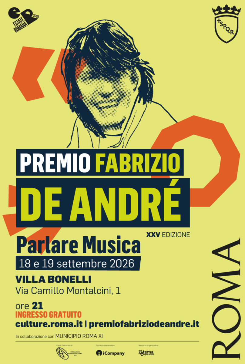 Il Premio De André cambia casa: la finale approda a Villa Bonelli