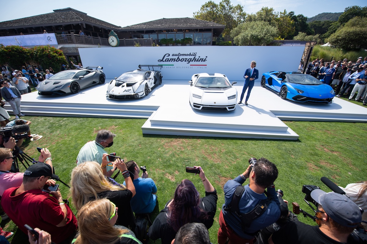 Lamborghini, Monterey diventa il palcoscenico della nuova era Lamborghini, Monterey diventa il palcoscenico della nuova era