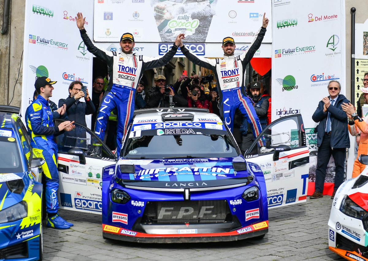 Lancia Ypsilon Rally2 vince il Rally Piemonte