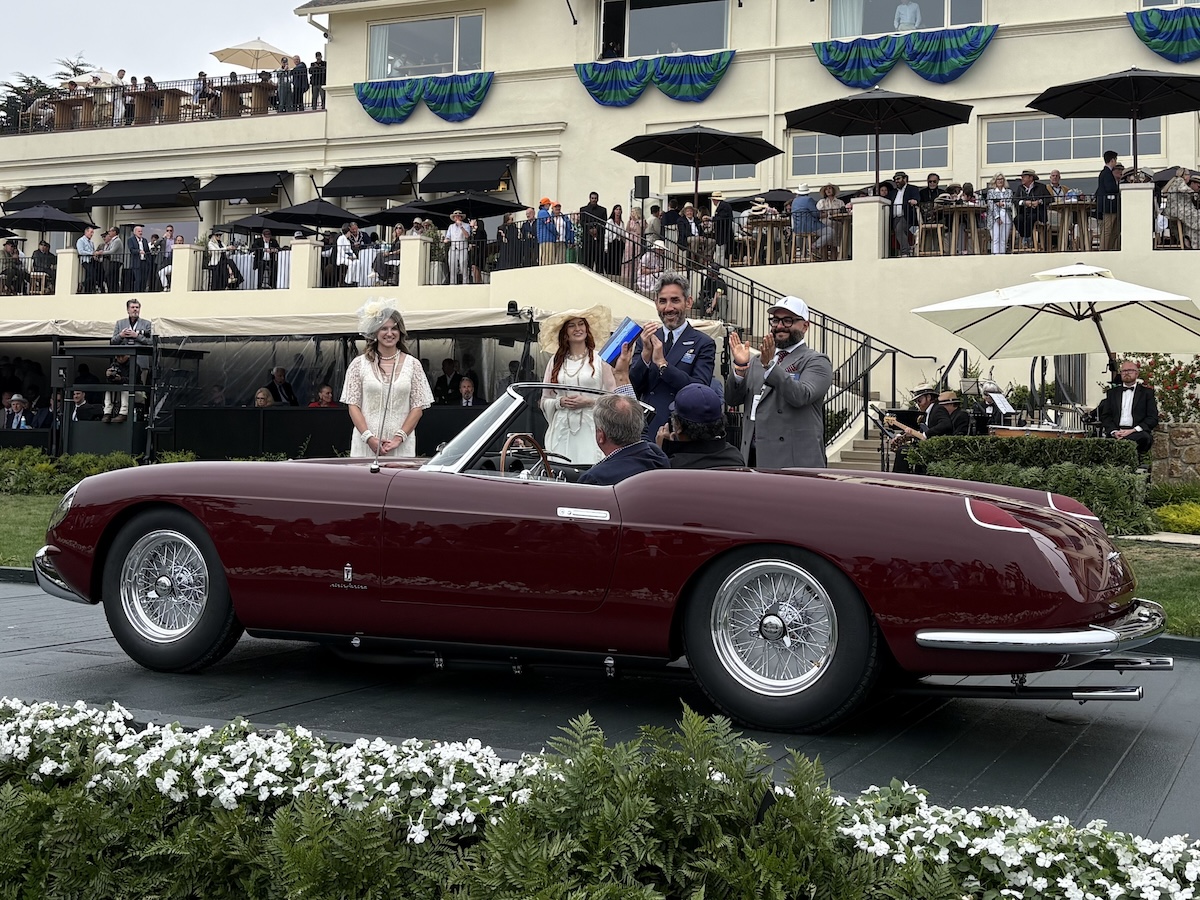 Pininfarina premia a Pebble Beach la Ferrari 250 GT 1958 Pininfarina premia a Pebble Beach la Ferrari 250 GT 1958