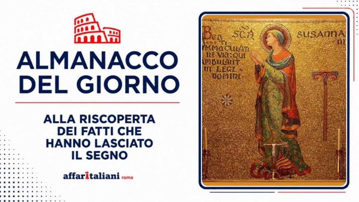11 agosto 294 – Viene decapitata Santa Susanna, la martire che sfidò Diocleziano nel cuore di Roma 11 agosto 294 – Viene decapitata Santa Susanna, la martire che sfidò Diocleziano nel cuore di Roma