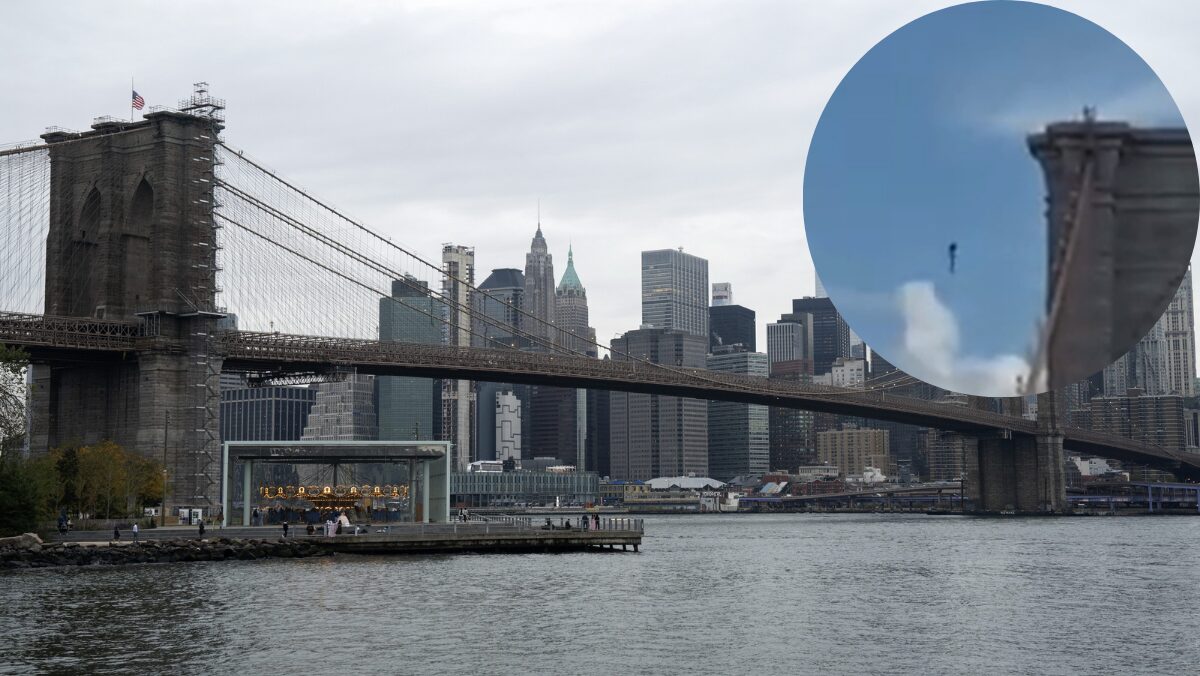 Si lancia nudo dal ponte di Brooklyn e fa un volo di 85 metri: è vivo per miracolo, ma indagato – VIDEO Si lancia nudo dal ponte di Brooklyn e fa un volo di 85 metri: è vivo per miracolo, ma indagato – VIDEO