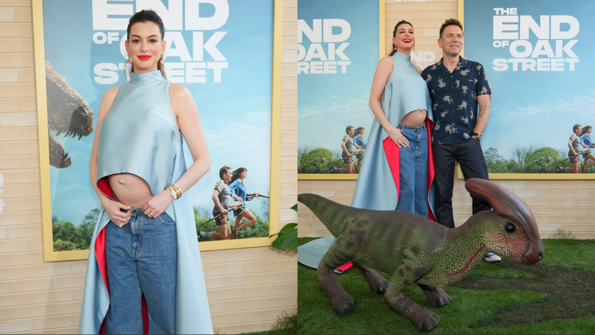 Anne Hathaway, il pancione più chic di Hollywood: così ha conquistato il red carpet (e il web) alla première di The End of Oak Street Anne Hathaway, il pancione più chic di Hollywood: così ha conquistato il red carpet (e il web) alla première di The End of Oak Street
