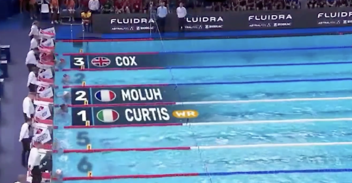 Europei di nuoto, Sara Curtis fa il record del mondo nei 50 dorso: la mamma balla sugli spalti – VIDEO Europei di nuoto, Sara Curtis fa il record del mondo nei 50 dorso: la mamma balla sugli spalti – VIDEO