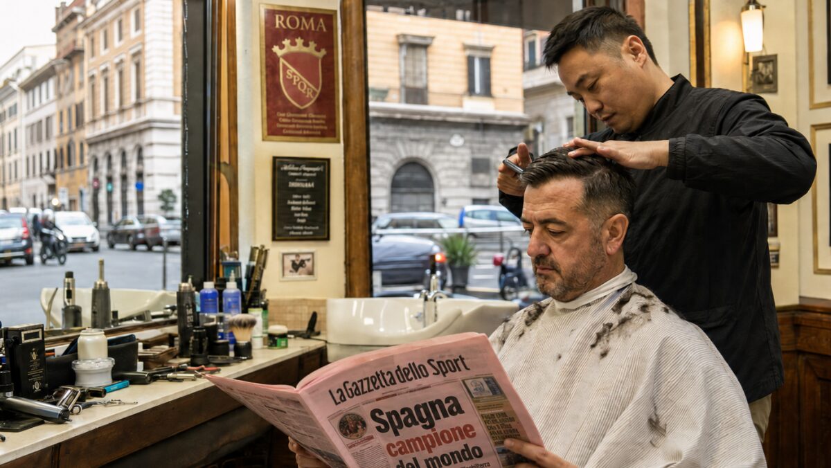 Facciamo “pelo e contropelo” ai barbieri di Roma, dove si parla sempre più straniero: tagli low cost e botteghe aperte fino a sera Facciamo “pelo e contropelo” ai barbieri di Roma, dove si parla sempre più straniero: tagli low cost e botteghe aperte fino a sera