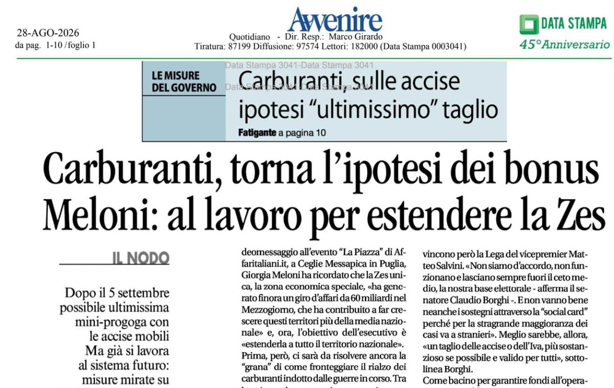 La Piazza 2026, tutti i giornali ne parlano. Dal Corriere, a Repubblica, a La Stampa. Salvini sceglie Affaritaliani per la “bomba” sugli extraprofitti La Piazza 2026, tutti i giornali ne parlano. Dal Corriere, a Repubblica, a La Stampa. Salvini sceglie Affaritaliani per la “bomba” sugli extraprofitti