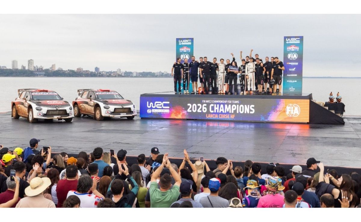 Lancia campione del mondo WRC2 Team in Paraguay Lancia campione del mondo WRC2 Team in Paraguay