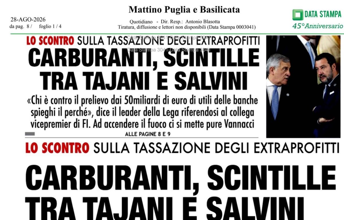 Galleria foto 'La Piazza 2026, tutti i giornali ne parlano. Dal Corriere a Repubblica fino a La Stampa. Salvini sceglie Affaritaliani per la “bomba” sugli extraprofitti' - foto 9