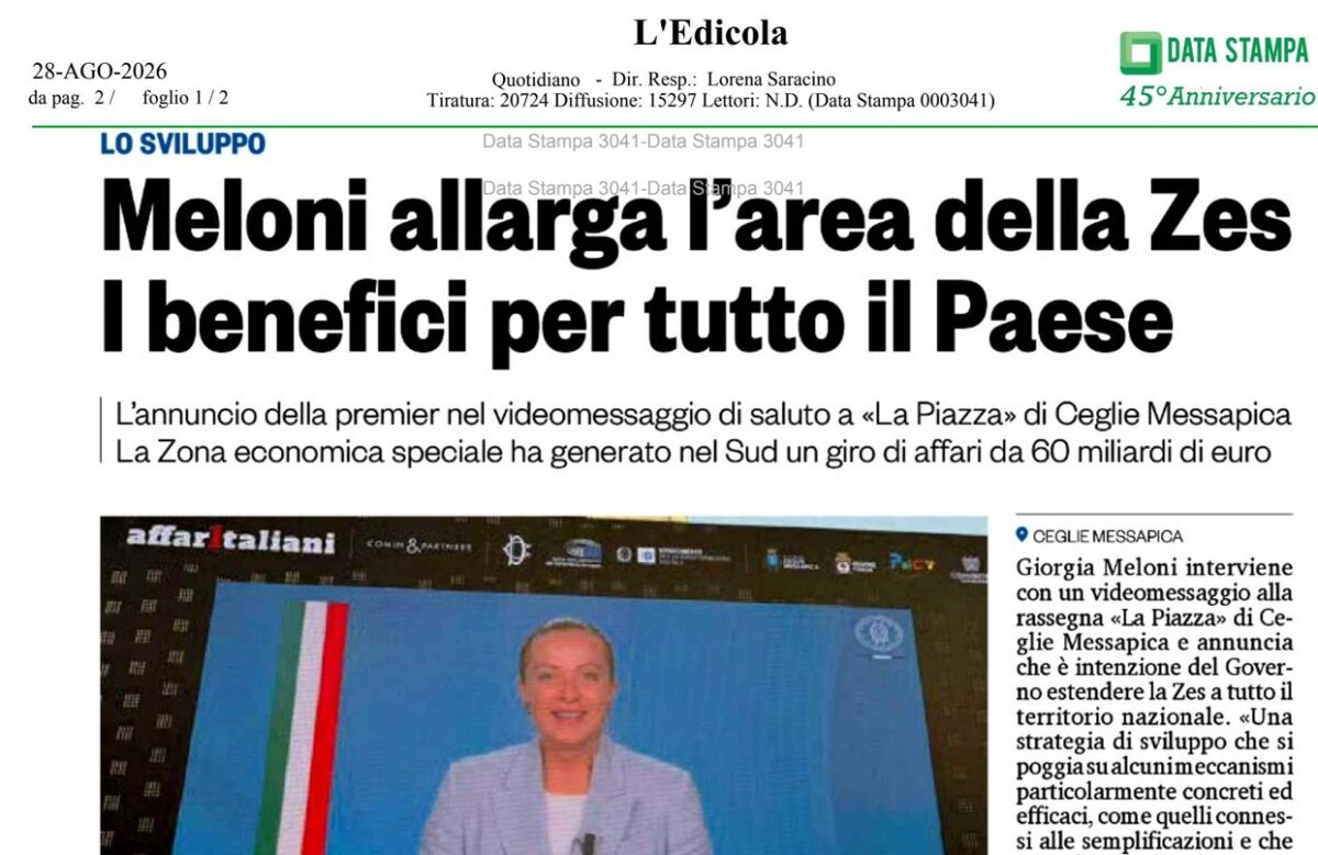 Galleria foto 'La Piazza 2026, tutti i giornali ne parlano. Dal Corriere a Repubblica fino a La Stampa. Salvini sceglie Affaritaliani per la “bomba” sugli extraprofitti' - foto 5