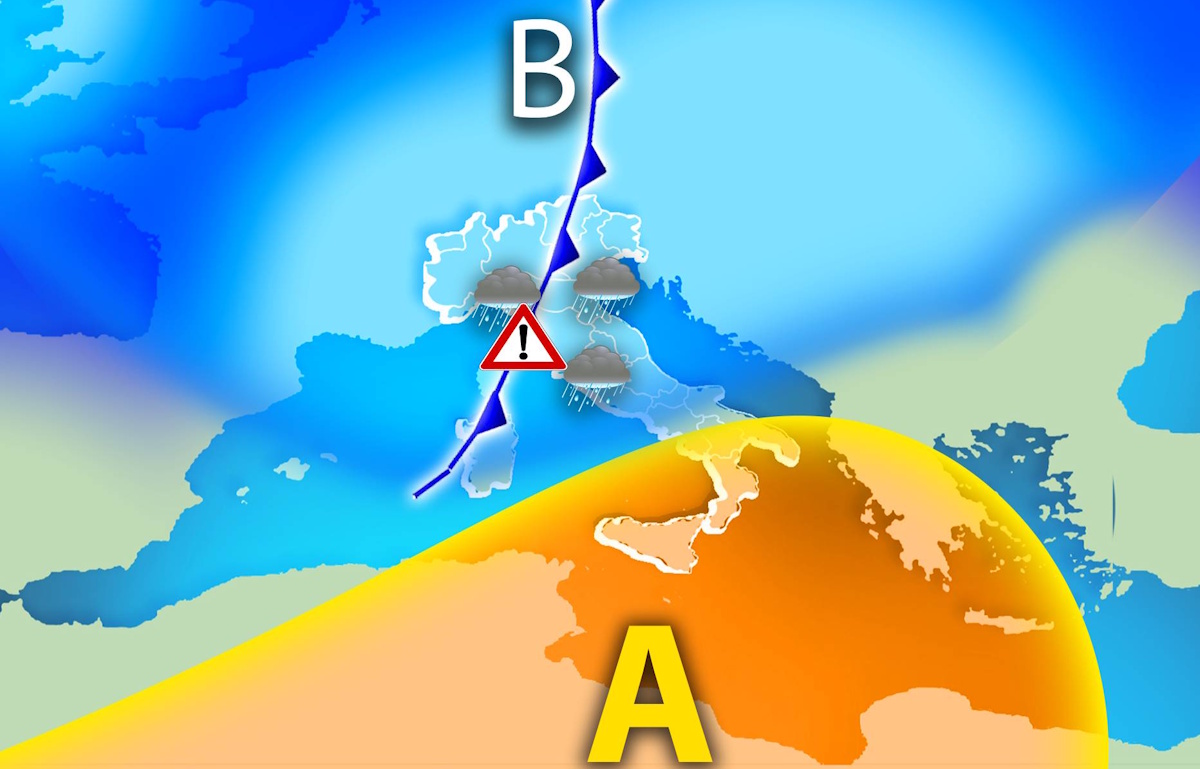 Meteo, il caldo intenso non molla il Sud. Al Nord in arrivo piogge e nubifragi Meteo, il caldo intenso non molla il Sud. Al Nord in arrivo piogge e nubifragi