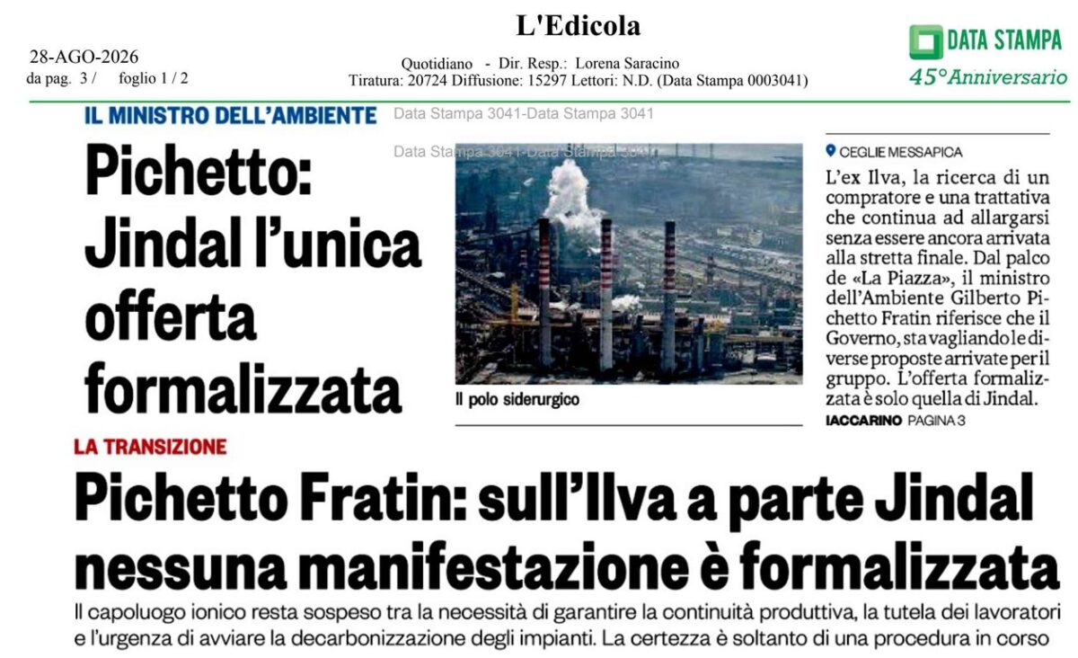 Galleria foto 'La Piazza 2026, tutti i giornali ne parlano. Dal Corriere a Repubblica fino a La Stampa. Salvini sceglie Affaritaliani per la “bomba” sugli extraprofitti' - foto 14