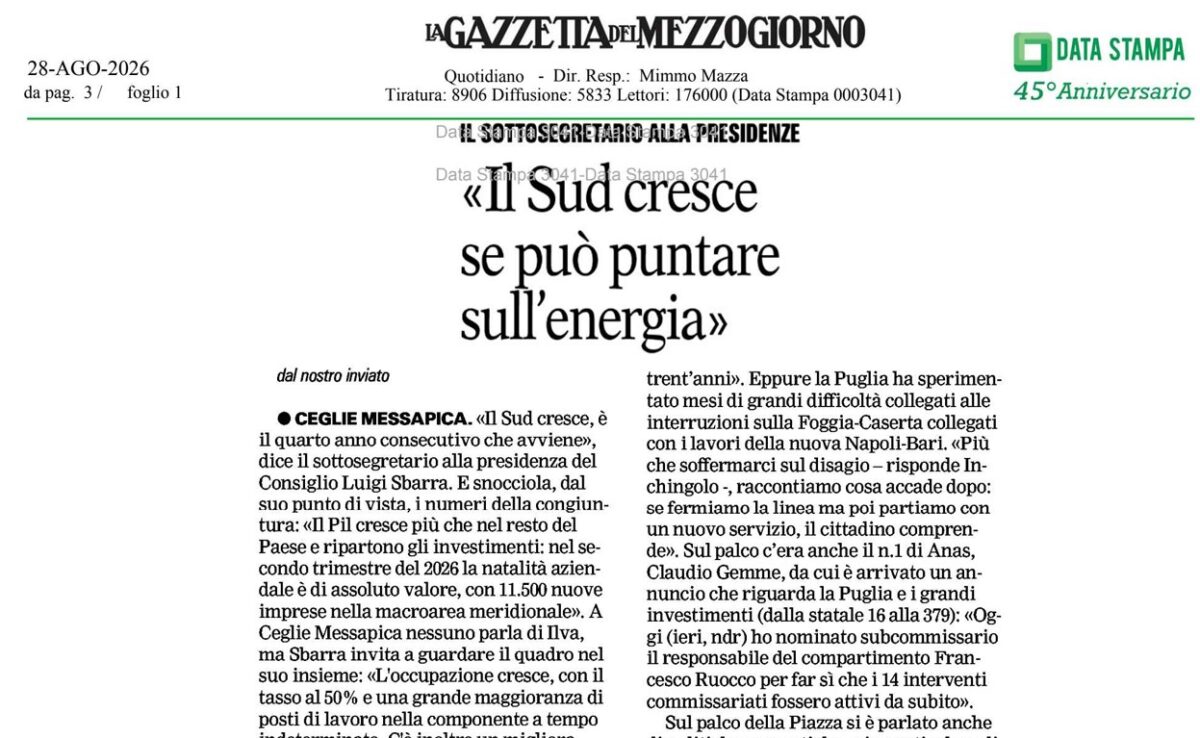 Galleria foto 'La Piazza 2026, tutti i giornali ne parlano. Dal Corriere a Repubblica fino a La Stampa. Salvini sceglie Affaritaliani per la “bomba” sugli extraprofitti' - foto 4