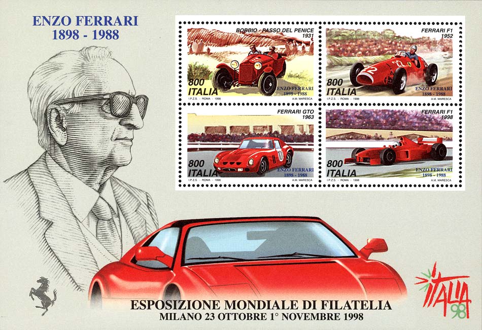 Poste Italiane, il Gran Premio d’Italia rivive anche nei francobolli dedicati a Monza e Ferrari Poste Italiane, il Gran Premio d’Italia rivive anche nei francobolli dedicati a Monza e Ferrari