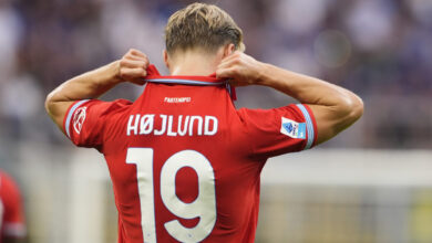 Rasmus Hojlund durante Inter - Napoli. Serie A Enilive 2026/2027