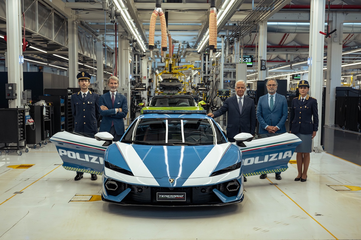 Lamborghini Temerario Polizia: la nuova supercar da 920 CV entra in servizio