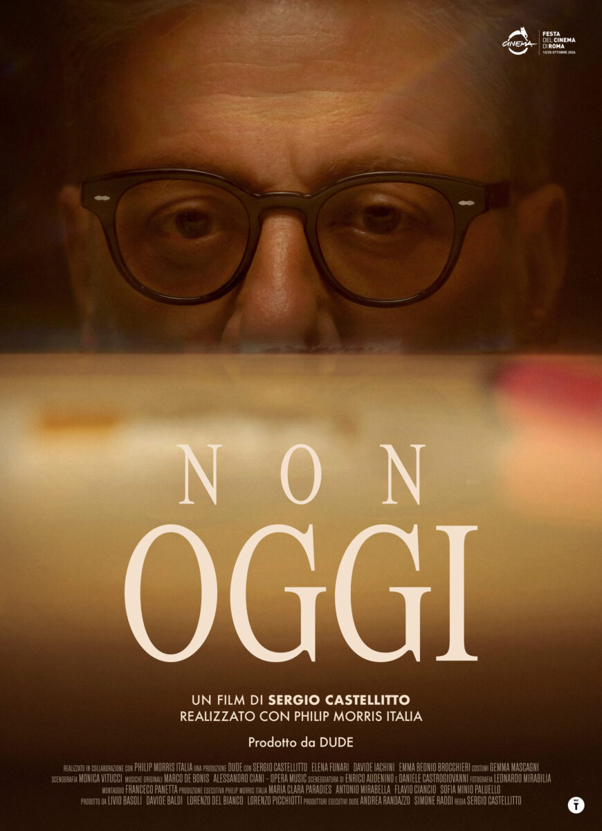Philip Morris Italia, “Non Oggi” di Sergio Castellitto alla Festa del Cinema di Roma il 22 ottobre Philip Morris Italia, “Non Oggi” di Sergio Castellitto alla Festa del Cinema di Roma il 22 ottobre