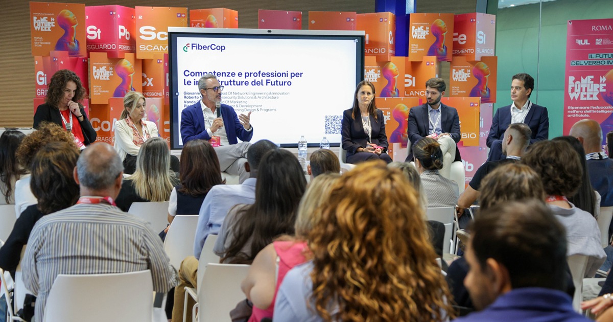 FiberCop protagonista alla Rome Future Week: Talent Day per avvicinare i giovani alle professioni digitali FiberCop protagonista alla Rome Future Week: Talent Day per avvicinare i giovani alle professioni digitali