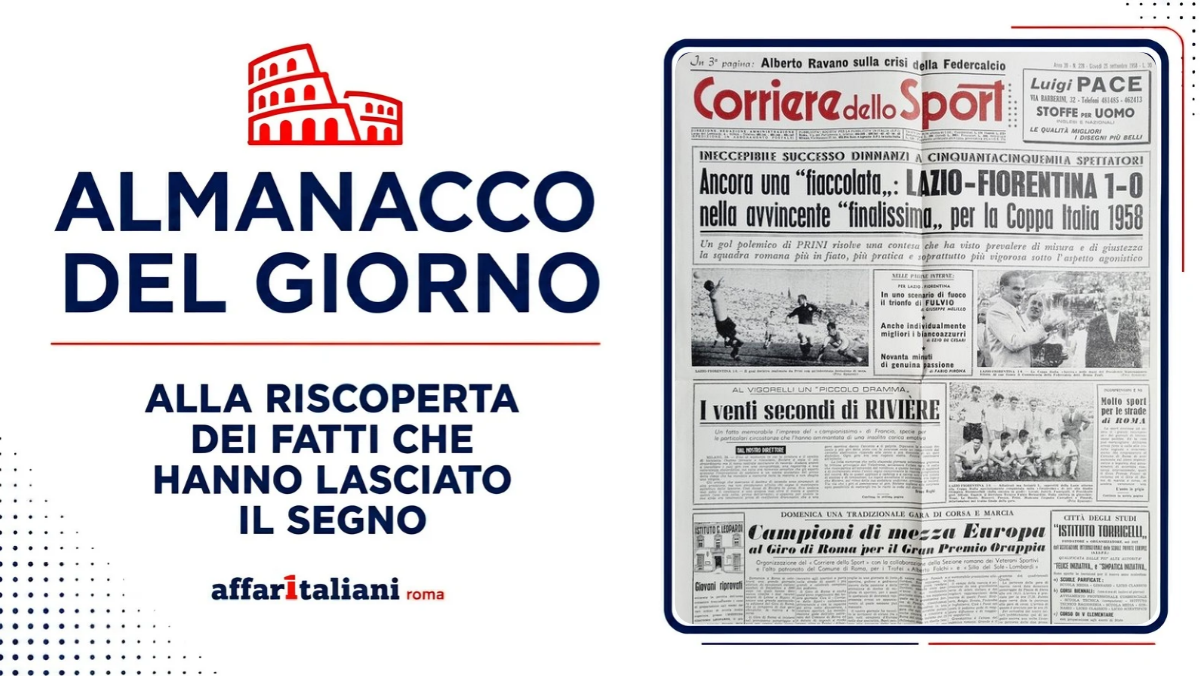 4 settembre 1958 – Quando la Lazio imparò il gusto della vittoria 4 settembre 1958 – Quando la Lazio imparò il gusto della vittoria